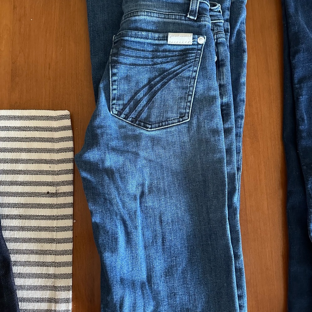 7 For All Mankind Dojo Distressed Authentic Light